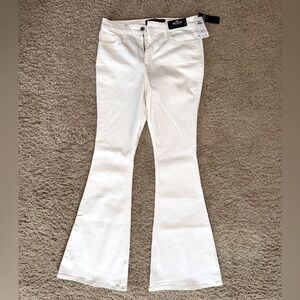 NWT Holister High-Rise Vintage Flare White Jeans